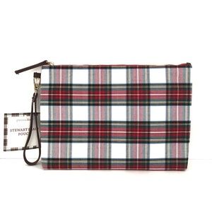 Stewart Plaid Oversized Pouch